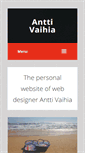Mobile Screenshot of anttivaihia.com